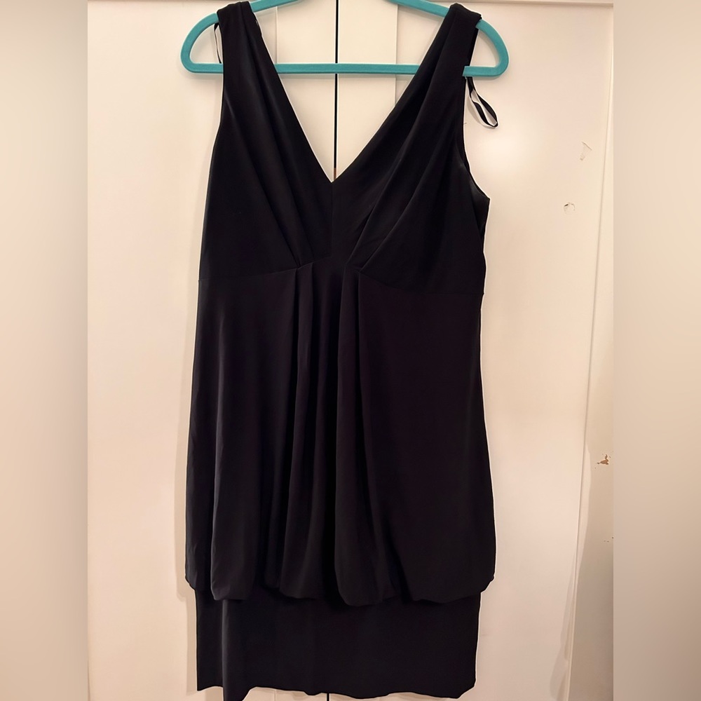 Dress barn black sleeveless dress size 16